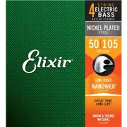 Elixir #14102 Bass 4 Strings Nanoweb Nickel Plated Steel 50-105 Medium