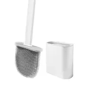 Creative Cleaning Toilet Brush Silicone Bathroom Set