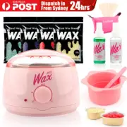 Pro Wax Pot Heater Kits Hair Removal Waxing Warmer Hard Beads Beans Paperless