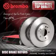 2x Front Brembo Disc Brake Rotors for Honda City Jazz GD GE GG GP ZA APAC Market (for: Honda)