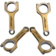 4x Titanized Connecting Rods Conrod for Peugeot 207 RC 308 1.6T EP6DTS 138.5mm