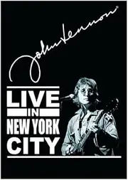 John Lennon Live in New York City Postcard (UK Size: One Size) (Black/White)