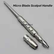 NonSlip Dental Micro Blade Scalpel Handle Mini Blades Knife Surgical Instruments