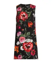 floral-print mini dress IT44 Black