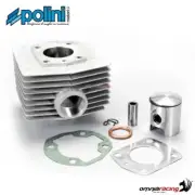 Polini chromed aluminum thermal group D.46 for Motobecane 51 2T air cooled