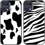 2 Pcs/Lot Zebra Milk Printed TPU Soft Gel Silicone Back Phone Case Cover (Case for Oppo Find X5 Pro)