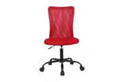 Andra Ergonomic Mesh Low Back Office Chair - Red