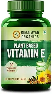 Himalayan Organics Plant Based Vitamin E - 30 Veg Capsules
