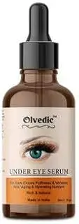 Olvedic 100% Pure Acid Hydra Boost Under Eye Recovery Serum, Reduces Dark Circles, Puffiness & Wrinkles-(30 ml)