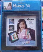 Hallmark Memory Tile Kit Paint/Bake/Frame Grandparent Parent Gift It New Sealed
