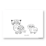 RYU-RYU ANIMAL PARADE 明信片/ OWL ESLITE誠品