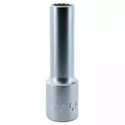Wiha Tools 33852 1/2 Inch Drive Deep Socket, 12 Point, 7/16 Inch