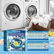 Washing machine decontamination effervescent tablets clean odor CF deep O3Q4