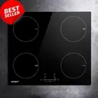 Induction Cooktop 4 Zone Ceramic Glass Portable Electric Stove Touch