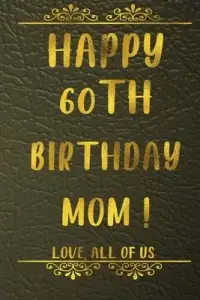 在飛比找博客來優惠-Happy 60th Birthday Moms 6x9 N