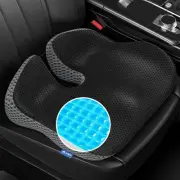 ADERI Gel Wedge Car Seat Cushion for Driving Relieves Tailbone Pain, Composit...