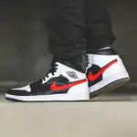 柯拔 AIR JORDAN 1 MID BLACK CHILE RED WHITE 554724-075 AJ1 黑頭