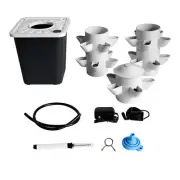 Black Hydroponic Growing System 25-pod for Gardening Lover No Seedlings Included