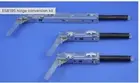 Electrolux 613 Pyrolytic Oven Door Hinge Conversion Kit EVEP613SB 944031666