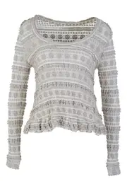 Seine L/S Slouchy Top--MET-EL490-Y14