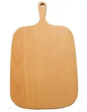 [SOGA] Rectangle Wooden Serving Tray with Handle33cm in Brown