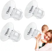 4PCS Silicone Flange Insert 19Mm Suitable S9/S10/S12, Wearable Breast Pump Shiel