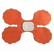 3.6m Four Leaf Clover Tissue Paper Garland - Orange