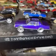 CUSTOM Blurple 1/64 1986 CHEVROLET CAPRICE CLASSIC 2 Door Landau ON 30 Replicas