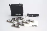SUZUKI MANJI M-20-7SET 10 hole Harmonica 7 set Key C, A, D, G, E, F, Bb Japan