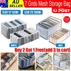 7 Grids Clothes Storage Bag Jeans Pants Drawer Organizer Divider Boxes Foldable