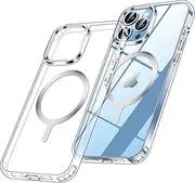 for Magnetic Wireless Charging Case for iPhone 13 12 14 11 Pro Max Mini X Xs XR 7 8 Plus SE 2020 Acrylic Cover,Transparent,for iPhone 8 Plus