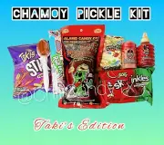 Chamoy Pickle Kit with Takis Edition Mexican Candy Snack Pack! Yum!