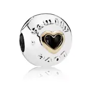 Pandora Family & Love Heart Clip Charm 792110