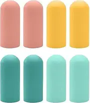 8Pcs Silicone Bottle Covers, Elastic Sleeves Leak-Proof Travel Essentials, Travel Size Toiletries, Cruise Ship Essentials, Luggage Accessories, Elastic Sleeves for Leak Proofing