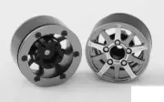 Vapor 1.55" Beadlock Wheels RC4WD Z-W0206 Grey Silver rc 4WD TF2 G2 rcBitzLtd