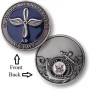 AD = Aviation Machinist's Mate ~ Airdale ~ US Navy Airman Challenge Coins ~