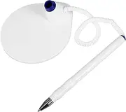 ERINGOGO Counter Pen Desktop Security Pens Office Supply Pens Office Desk Pen with Chain Pen Holder for Home Desktop Chain Pens Secure Pen for Workplace Office Desk Pen Holder Plastic Blue