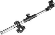 360° Adjustable Umbrella Stretch Mount Stand Holder, Dual Direction Outdoor Bike Umbrella Mount Stand, Stroller Umbrella Thickened Stainless Steel Pipe Attachment for Bike Electric Bicycle Wheel Chair