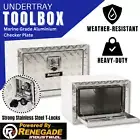 Under Tray Tool Box Aluminium Heavy Duty Weather Resistant T-Lock 600/900/1200mm