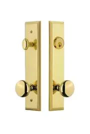 840727 Fifth Avenue Tall Plate Complete Entry Set with Fifth Avenue Knob, Bac...
