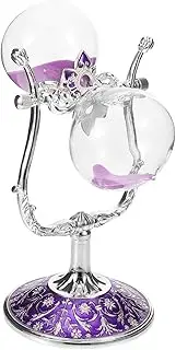 BESPORTBLE Vintage Sand Timer Clock Elegant Decorative Desk Ornament for Home Office Durable Design with Stable Flat Bottom Present for Special Occasions