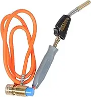 1 Set Gas Propane Torch with Hose for Burning and Roofing Ideal for Refrigeration and Welding Gas Not Included