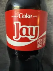 Share a Coke with Jay 2025 Personalized Gift Coca~Cola Bottle 20oz