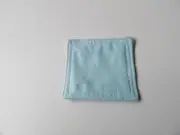 Makeup Remover Cloth Light Blue 3 in x 3 in Cotton Flannel Gray Face Wipe N2182