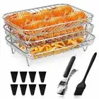 Stainless Steel Air Fryer Rack & Accessories for Ninja Dual Air Fryer AF300 AU