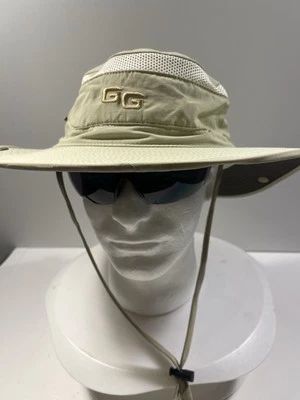 Glacier Glove Outback Hat Khaki Adult Men’s Large Snaps Vented UPF50 Wide Brim