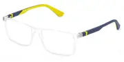 Police VK128 BEYOND JR 1 Kids 0881 Kids' Glasses Clear Size 52 - Private Health Rebate - Blue Light Block Available