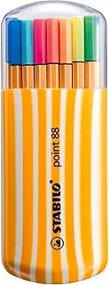 STABILO point 88 Fineliner - Zebrui Case 20pcs