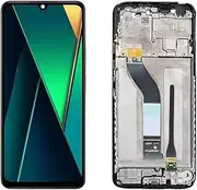 for Xiaomi Redmi 14C 2411DRN47C LCD Display Touch Screen Digitizer for Poco C75 2410FPCC5G Replacement (with Frame)
