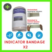 Premium Snake Bandage with Compression Indicator 10cm x 10.5m x2